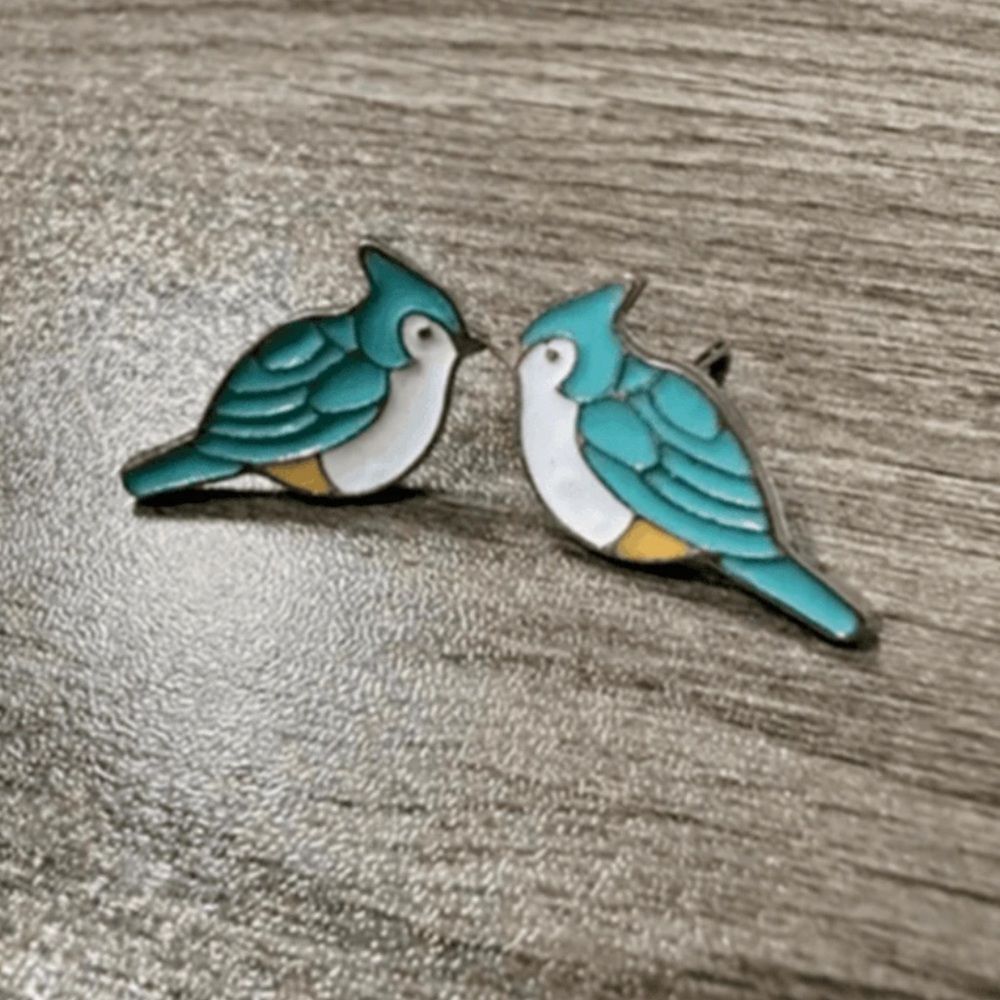 Bird Earrings #1947